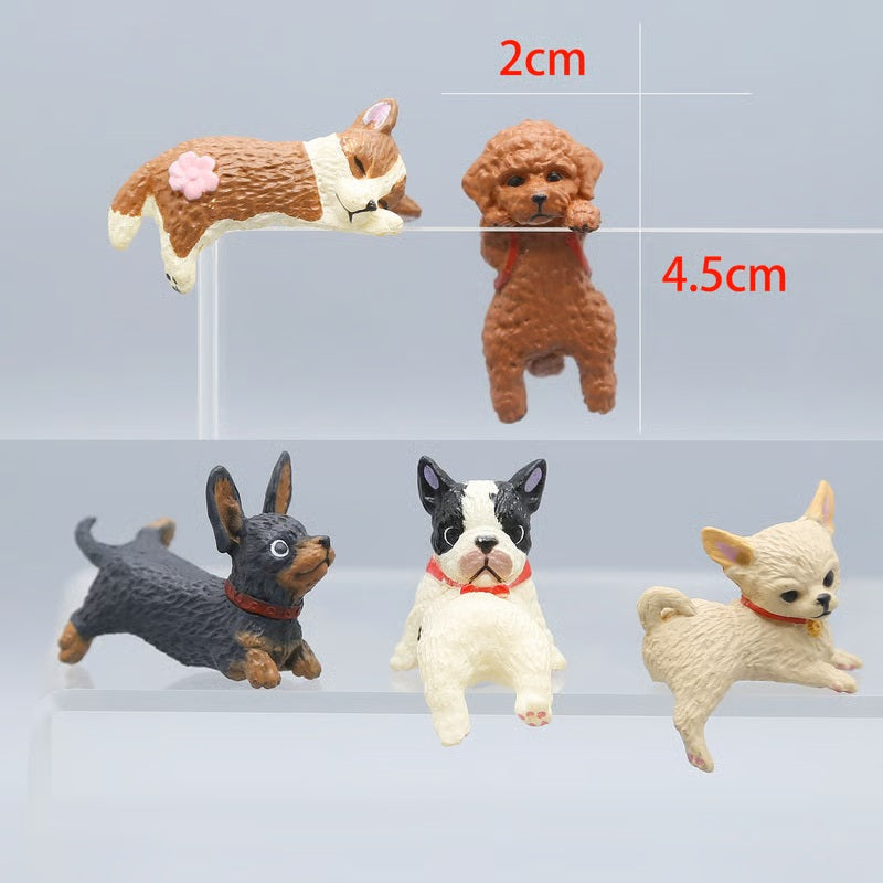 🔥Mini Cat Desk Figurines – Set Of 5 Cute Cartoon Kitty Companions
