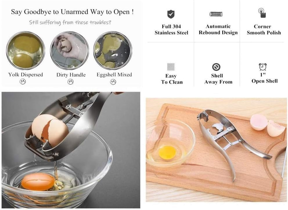 Egg Opener Egg Breaker Tool Eggshell Scissors