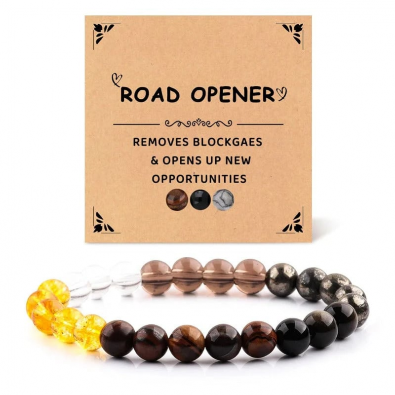 ✨Wealth Guardian Crystal Bracelet – Aventurine & Tiger-Eye