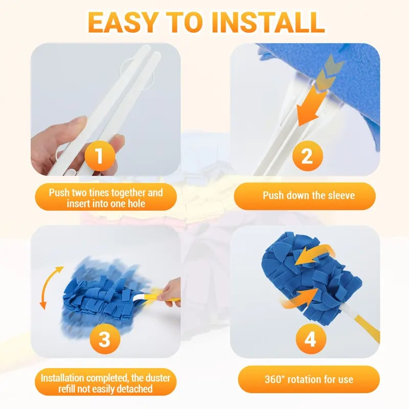 ✨360° Electrostatic Duster Refills — The Sustainable Choice for a Dust-Free Home