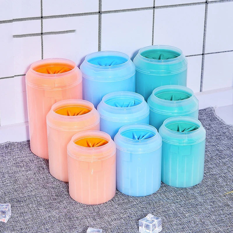 Dog Paw Cleaner Cup - Portable Outdoor Pet Foot Washer