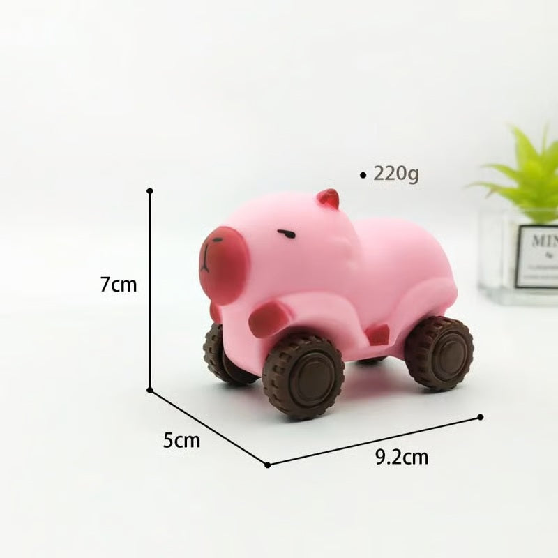 ✨Stress-Relieving Capybara Pull-Along Car