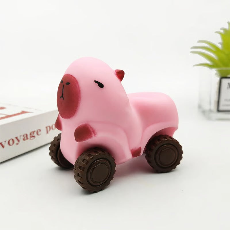✨Stress-Relieving Capybara Pull-Along Car