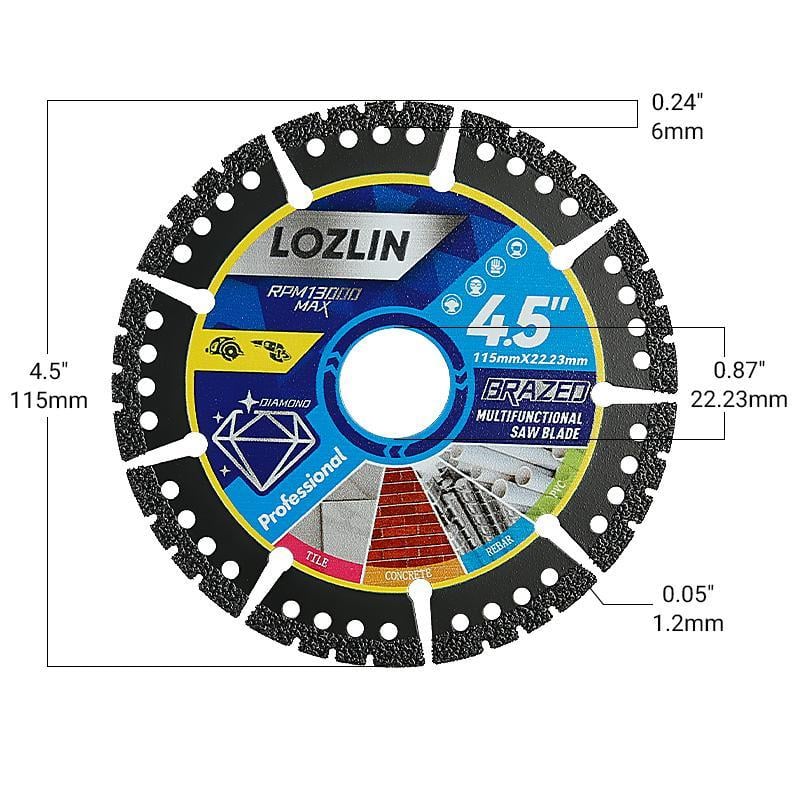 Pro-Grade Multi-Material Cutting Blades for Angle Grinders