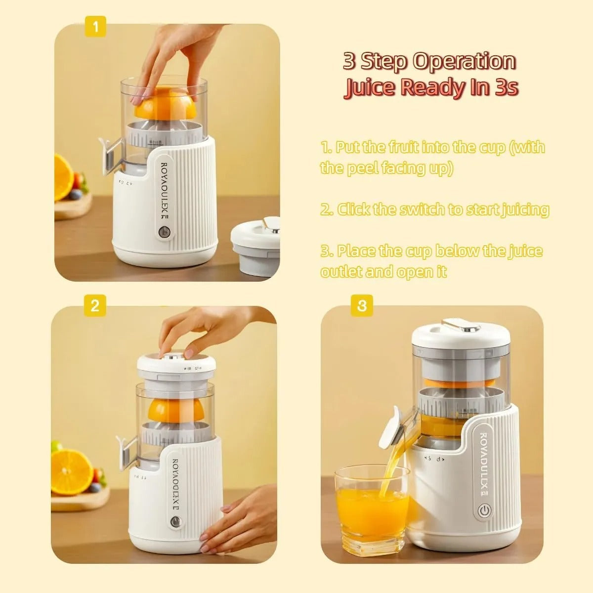 Electric Creative Portable Juice Maker