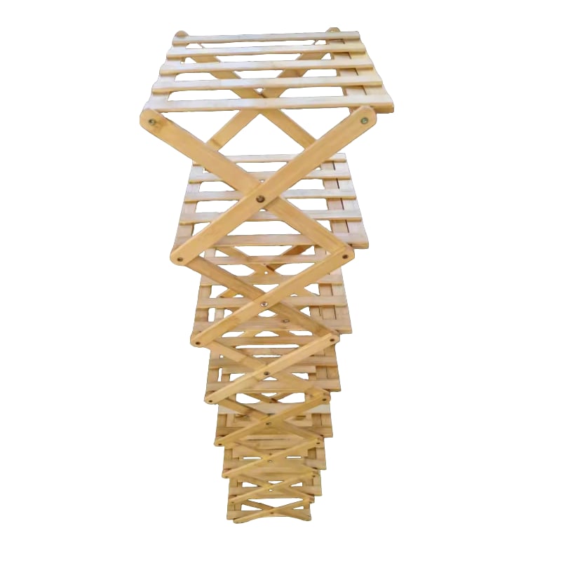 The 9-Tier No-Assembly Bamboo Rack !🌿👟