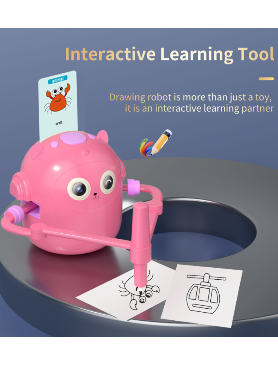 Early Education Robot Teaches Children To Draw Toys