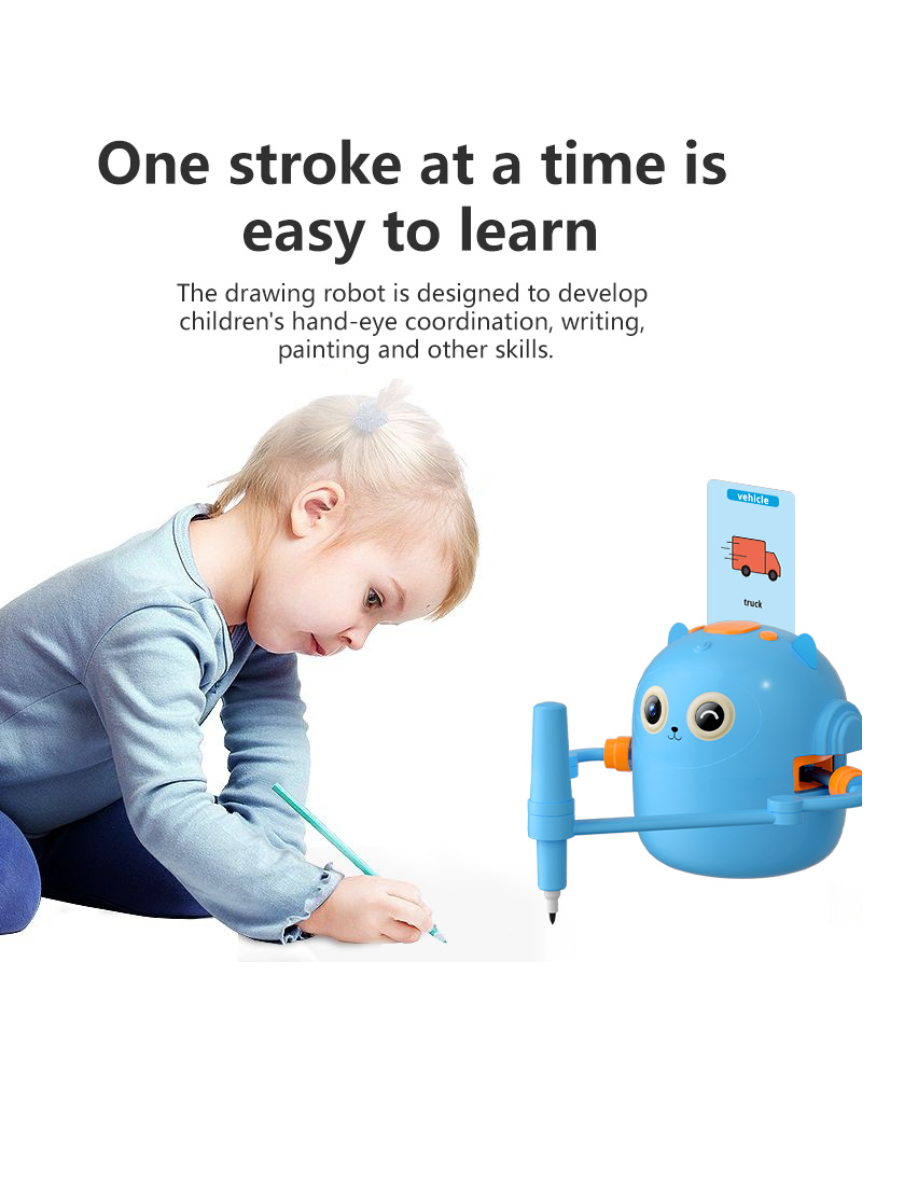 Early Education Robot Teaches Children To Draw Toys